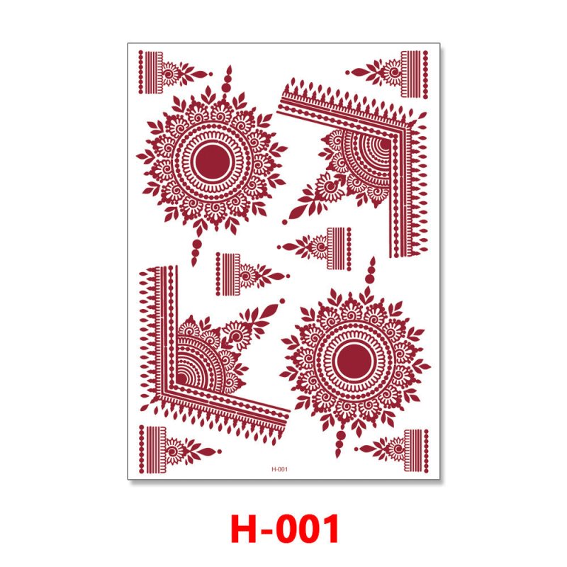 Hannah Red Lace Water Transfer Tattoo Sticker $7.30 Dana Fashion Pattern: H001 Size: 148X210MM Women's Accessories Product information: Pattern: H-001,H-002,H-003,H-004,H-005,H-006,H-007,H-008,H-009 Manufacturing process: transfer printing Material: craft