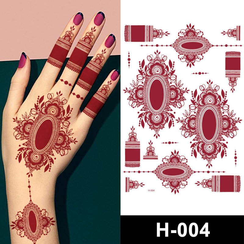 Hannah Red Lace Water Transfer Tattoo Sticker $7.30 Dana Fashion Pattern: H001 Size: 148X210MM Women's Accessories Product information: Pattern: H-001,H-002,H-003,H-004,H-005,H-006,H-007,H-008,H-009 Manufacturing process: transfer printing Material: craft