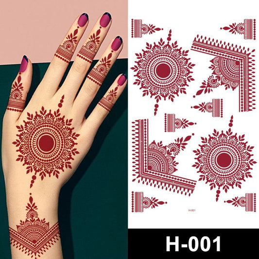 Hannah Red Lace Water Transfer Tattoo Sticker $7.30 Dana Fashion Pattern: H001 Size: 148X210MM Women's Accessories Product information: Pattern: H-001,H-002,H-003,H-004,H-005,H-006,H-007,H-008,H-009 Manufacturing process: transfer printing Material: craft
