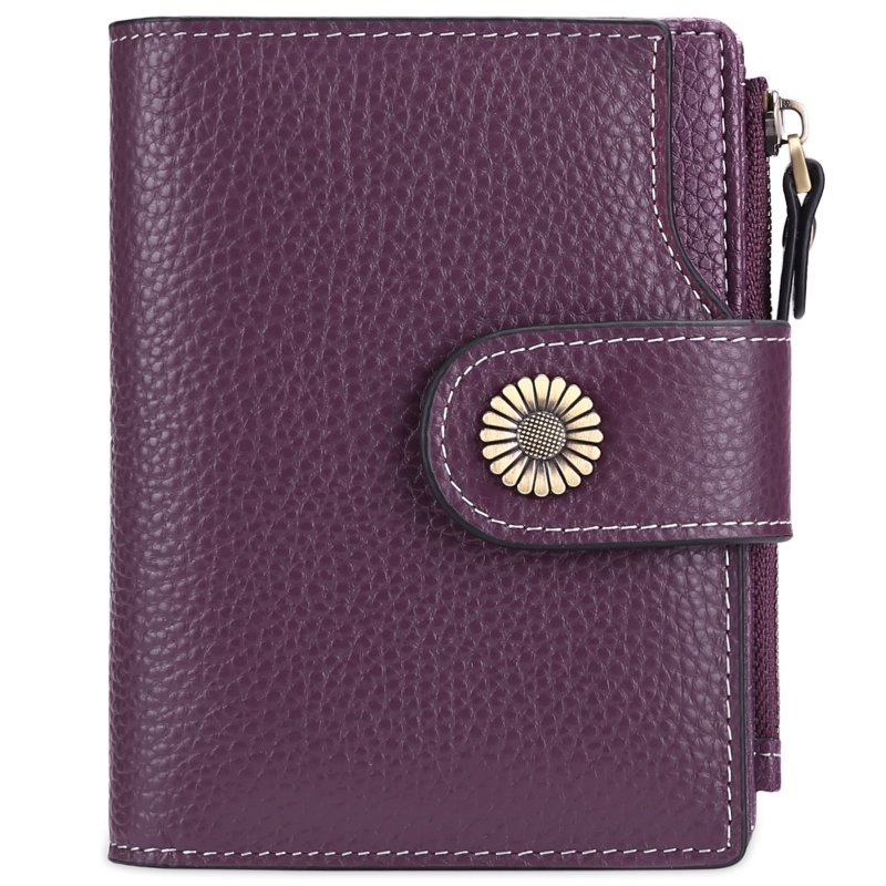 Hasp Clutch Girls Coin Pocket Multifunctional Card Holder $39.00 Dana Fashion Color: Dark Purple Milled Women's Bags Product information: Lining texture: Polyester Applicable scenario: Daily configuration Color: wine red [with gift box] anti-theft credit
