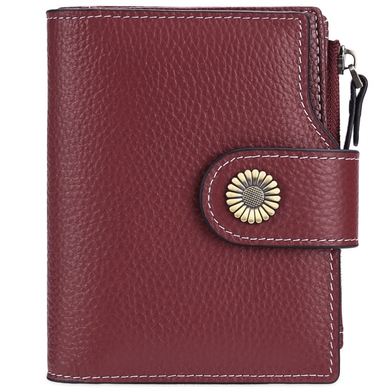 Hasp Clutch Girls Coin Pocket Multifunctional Card Holder $39.00 Dana Fashion Color: Purplish Red Milled Women's Bags Product information: Lining texture: Polyester Applicable scenario: Daily configuration Color: wine red [with gift box] anti-theft credit