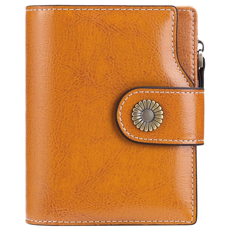 Hasp Clutch Girls Coin Pocket Multifunctional Card Holder $39.00 Dana Fashion Color: Custom Orange Women's Bags Product information: Lining texture: Polyester Applicable scenario: Daily configuration Color: wine red [with gift box] anti-theft credit card,