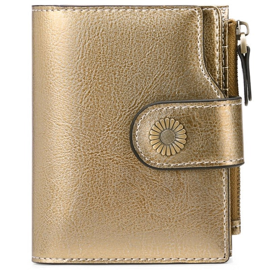 Hasp Clutch Girls Coin Pocket Multifunctional Card Holder $39.00 Dana Fashion Color: Bronze Women's Bags Product information: Lining texture: Polyester Applicable scenario: Daily configuration Color: wine red [with gift box] anti-theft credit card, Midnig