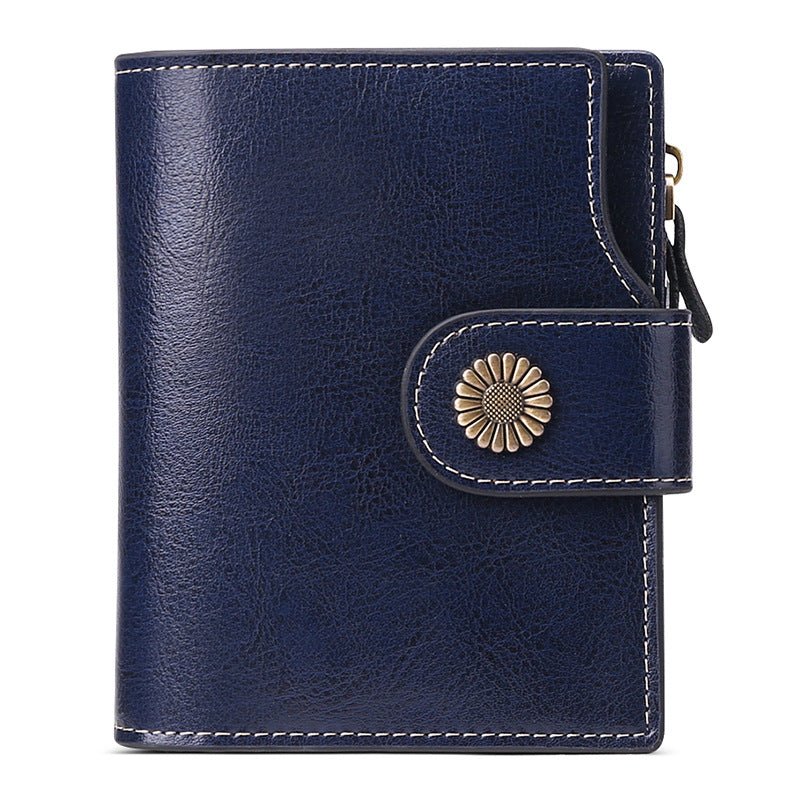 Hasp Clutch Girls Coin Pocket Multifunctional Card Holder $39.00 Dana Fashion Color: Custom Dark Blue Women's Bags Product information: Lining texture: Polyester Applicable scenario: Daily configuration Color: wine red [with gift box] anti-theft credit ca