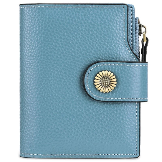 Hasp Clutch Girls Coin Pocket Multifunctional Card Holder $39.00 Dana Fashion Color: Light Blue Milled Women's Bags Product information: Lining texture: Polyester Applicable scenario: Daily configuration Color: wine red [with gift box] anti-theft credit c