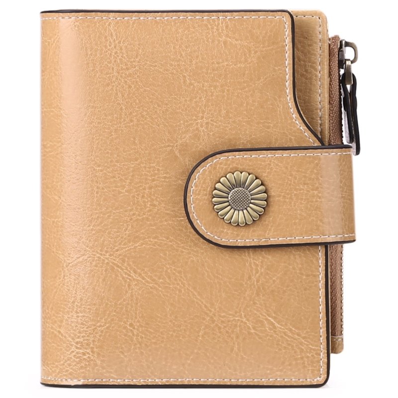 Hasp Clutch Girls Coin Pocket Multifunctional Card Holder $39.00 Dana Fashion Color: Khaki Women's Bags Product information: Lining texture: Polyester Applicable scenario: Daily configuration Color: wine red [with gift box] anti-theft credit card, Midnigh