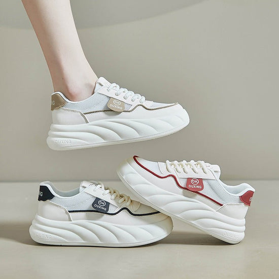 Height Increasing Breathable Sports Board Female $38.98 Dana Fashion Color: Beige Black Size: 35 Women's shoes Product information: Lining material: Mesh Color: beige khaki, beige red, beige black, black card, khaki Upper height: low top Heel height: mid