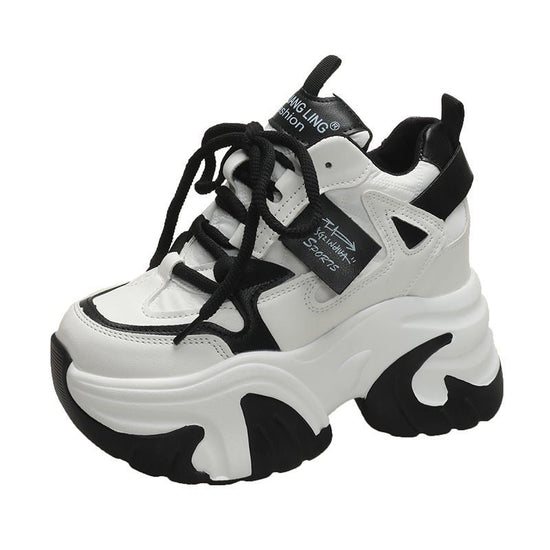 Height Increasing Insole Fashion Dad New Cross Strap All-matching $82.25 Dana Fashion Color: Black Size: 34 Women's shoes Product information: Lining material: imitation leather Applicable sports: Universal Color: pink, Rose Red, Black Upper height: low t