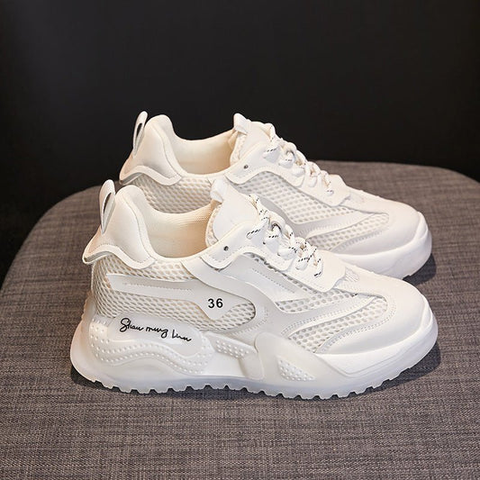 Height Increasing Insole Suction Film Bottom Dad Shoes Women $89.50 Dana Fashion Color: Green Height Increasing Insole size: 32 Women's shoes Product information: Pattern: Solid color Applicable sports: Universal Lining material: Mesh Color: White height