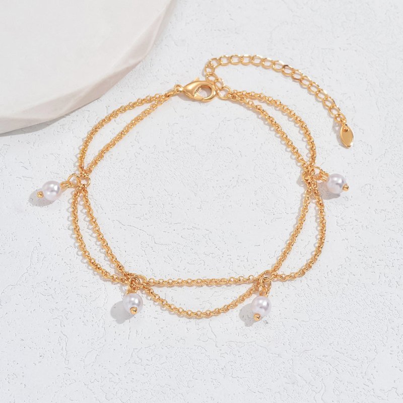 Hexagonal Star With Pearl Anklet Elegant High-grade Design Light Luxury $23.77 Dana Fashion Color: Gold Inlaid Pearl Style Women's Accessories Product information: Color: gold with Pearl Style: Women's Material: Copper Shape: Star Style: affordable luxury