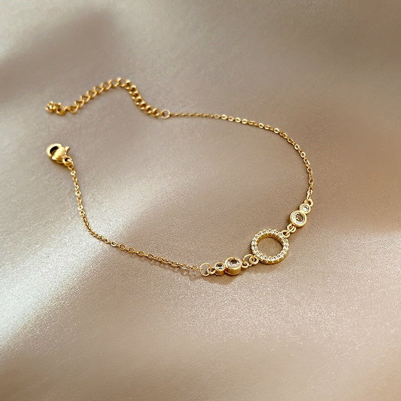 High-grade Light Luxury And Simplicity Pearl Bracelet $14.90 Dana Fashion Color: Circle Bracelet S132 Gold Women's Accessories Product information: Treatment Process: Electroplating Color: Pearl bracelet-S128 gold, pearl double layer bracelet-S330 gold, s