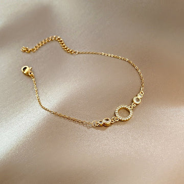 Circle Bracelet S132 Gold