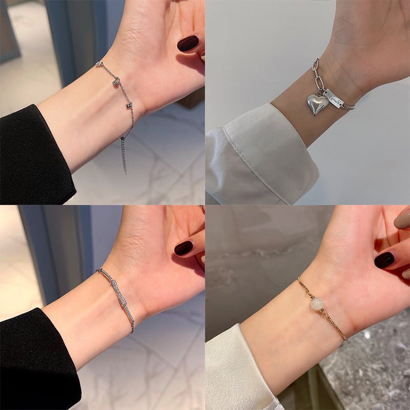 High-grade Light Luxury And Simplicity Pearl Bracelet $14.90 Dana Fashion Color: A String Of Pearls S316 Women's Accessories Product information: Treatment Process: Electroplating Color: Pearl bracelet-S128 gold, pearl double layer bracelet-S330 gold, sma