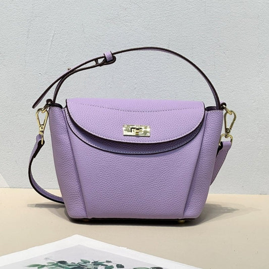 High-grade Light Luxury Macaron Color Shoulder Bag $129.50 Dana Fashion Color: Biscuit Color Women's Bags Product information: Color: biscuit color, elephant gray, pink purple, black, khaki, milkshake White, fragrant Glen Leather features: first layer cow