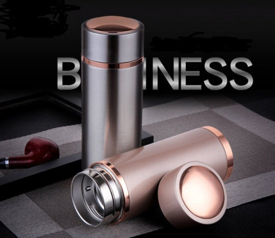 High Grade Thermo Mug Stainless Steel Vacuum Flasks Thermoses Women My Water Bottle Insulated Thermocup Bottles $48.08 Dana Fashion Color: Gold Style: 300ml Dana's Kitchen Material: inside 304 outside 201 Style: straight cup Style: Business Capacity: 380m