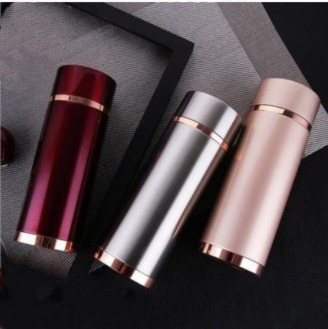 High Grade Thermo Mug Stainless Steel Vacuum Flasks Thermoses Women My Water Bottle Insulated Thermocup Bottles $48.08 Dana Fashion Color: Gold Style: 300ml Dana's Kitchen Material: inside 304 outside 201 Style: straight cup Style: Business Capacity: 380m