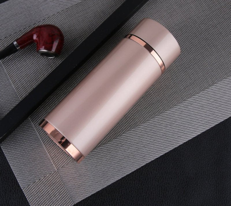 High Grade Thermo Mug Stainless Steel Vacuum Flasks Thermoses Women My Water Bottle Insulated Thermocup Bottles $48.08 Dana Fashion Color: Gold Style: 300ml Dana's Kitchen Material: inside 304 outside 201 Style: straight cup Style: Business Capacity: 380m
