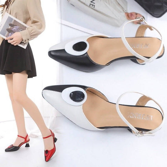 High Heel Women's Color Matching Fashion Sandals $35.90 Dana Fashion Color: Red Sandals Size: 35 Women's shoes Product information: Lining material: PU Scaffolding shape: Pointed Color: white slippers, red slippers, white slippers, red slippers Upper mate