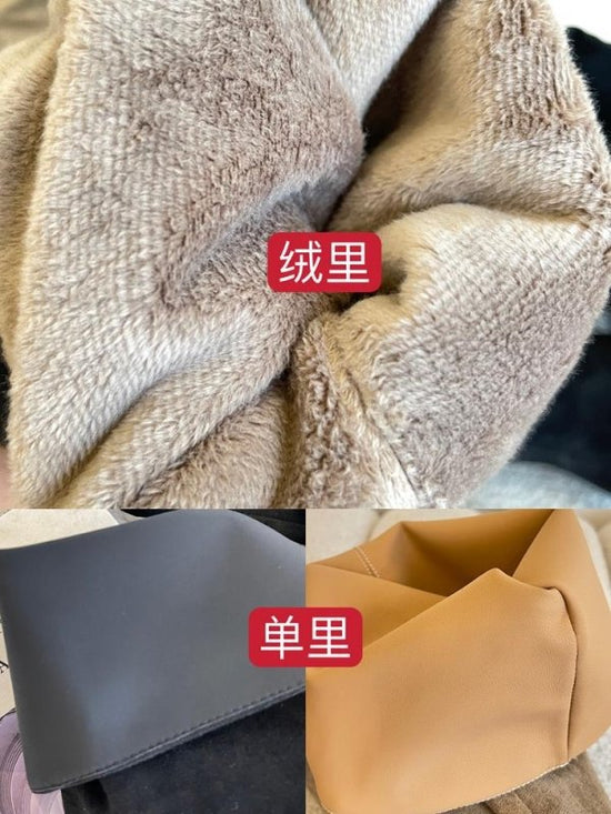 High Leg Boot High Heel Riding Boots Square Head Small Thick Leg Length $145.50 Dana Fashion Color: Beige Single Lining Size: 34 Women's clothing Product information: Pattern: solid color Inner material: Microfiber Color: Apricot (single lining), Black (s