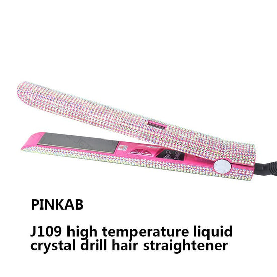 High Temperature Electric Splint For Diamond-Studded Hair Straightener $65.99 Dana Fashion Color: Pink AB power: EU Beauty Tools Product information Product Category: Hair Straightener Power supply mode: plug-in Heat conductor material: tourmaline ceramic