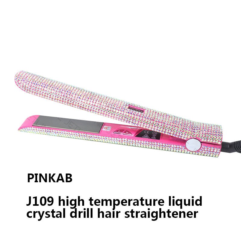 High Temperature Electric Splint For Diamond-Studded Hair Straightener $65.99 Dana Fashion Color: Pink AB power: EU Beauty Tools Product information Product Category: Hair Straightener Power supply mode: plug-in Heat conductor material: tourmaline ceramic