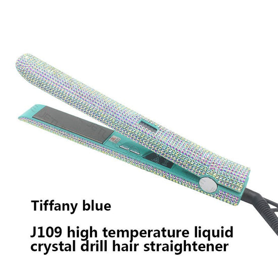 High Temperature Electric Splint For Diamond-Studded Hair Straightener $65.99 Dana Fashion Color: Blue power: EU Beauty Tools Product information Product Category: Hair Straightener Power supply mode: plug-in Heat conductor material: tourmaline ceramic Te