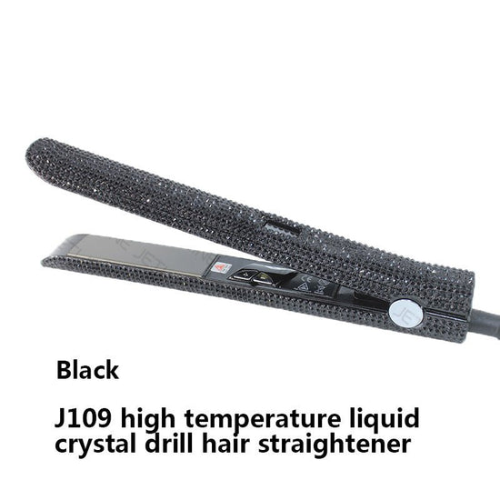 High Temperature Electric Splint For Diamond-Studded Hair Straightener $65.99 Dana Fashion Color: Blue power: EU Beauty Tools Product information Product Category: Hair Straightener Power supply mode: plug-in Heat conductor material: tourmaline ceramic Te