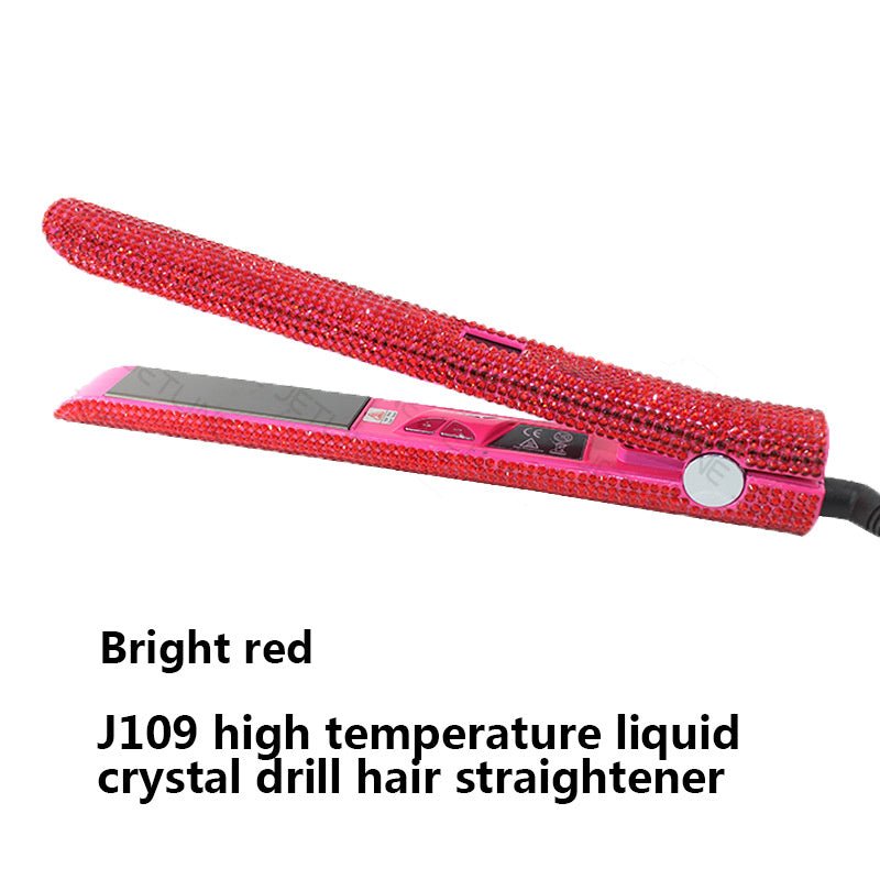 High Temperature Electric Splint For Diamond-Studded Hair Straightener $65.99 Dana Fashion Color: Red power: EU Beauty Tools Product information Product Category: Hair Straightener Power supply mode: plug-in Heat conductor material: tourmaline ceramic Tem