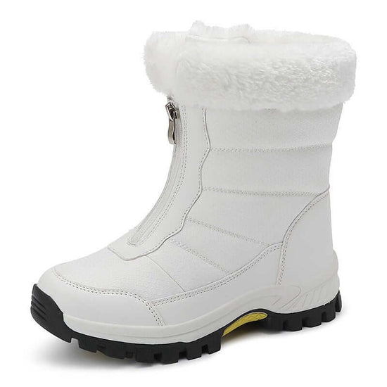 High-top Plus Size Cotton Shoes Women's Thickened $58.50 Dana Fashion Color: White Size: 36 Women's shoes Product information: Inner material: artificial wool Color: white, black, camouflage Upper height: Middle top Heel height: 4cm Length of socks: Middl