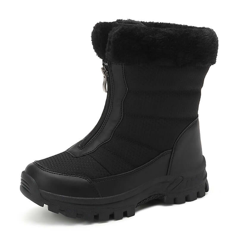 High-top Plus Size Cotton Shoes Women's Thickened $58.50 Dana Fashion Color: Black Size: 36 Women's shoes Product information: Inner material: artificial wool Color: white, black, camouflage Upper height: Middle top Heel height: 4cm Length of socks: Middl