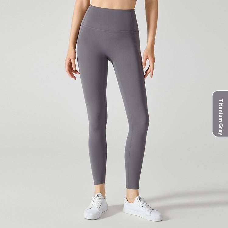 High Waist Belly-contracting Warm Sports Tights For Women $24.67 Dana Fashion Color: Titanium Gray Size: L Women's clothing معلومات المنتج: النمط: لون سادة اللون: لون الكاكاو، أزرق داكن، رمادي تيتانيوم، أسود طول البنطلون: بنطلون المقاس: S، M، L، XL تكوين