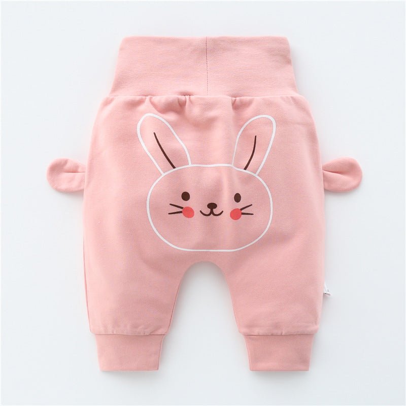 High Waist Belly Protector Girls Harem Pants Toddler Autumn Trousers $22.58 Dana Fashion Color: Beige Size: 100cm Baby Clothing Product information: Basic style: other Year and season of listing: Autumn 2021 Material composition: cotton 100% pattern: plai