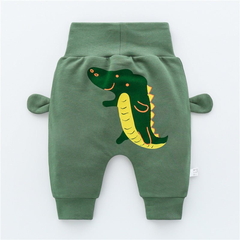 High Waist Belly Protector Girls Harem Pants Toddler Autumn Trousers $21.50 Dana Fashion Color: Green crocodile Size: 100cm Baby Clothing Product information: Basic style: other Year and season of listing: Autumn 2021 Material composition: cotton 100% pat