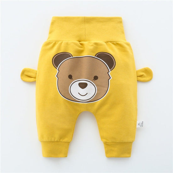 High Waist Belly Protector Girls Harem Pants Toddler Autumn Trousers $23.50 Dana Fashion Color: Yellow Size: 100cm Baby Clothing Product information: Basic style: other Year and season of listing: Autumn 2021 Material composition: cotton 100% pattern: pla