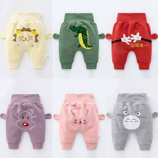 High Waist Belly Protector Girls Harem Pants Toddler Autumn Trousers $22.58 Dana Fashion Color: Beige Size: 100cm Baby Clothing Product information: Basic style: other Year and season of listing: Autumn 2021 Material composition: cotton 100% pattern: plai