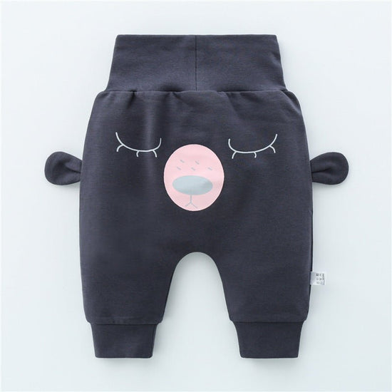 High Waist Belly Protector Girls Harem Pants Toddler Autumn Trousers $21.50 Dana Fashion Color: Greyblackeared dog Size: 100cm Baby Clothing Product information: Basic style: other Year and season of listing: Autumn 2021 Material composition: cotton 100%