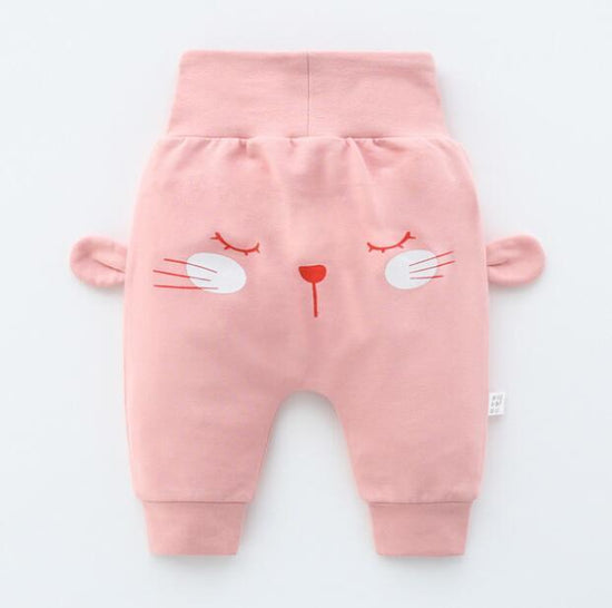 High Waist Belly Protector Girls Harem Pants Toddler Autumn Trousers $22.58 Dana Fashion Color: Pink Size: 100cm Baby Clothing Product information: Basic style: other Year and season of listing: Autumn 2021 Material composition: cotton 100% pattern: plain