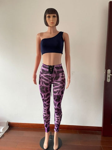 Purple Leopard Print