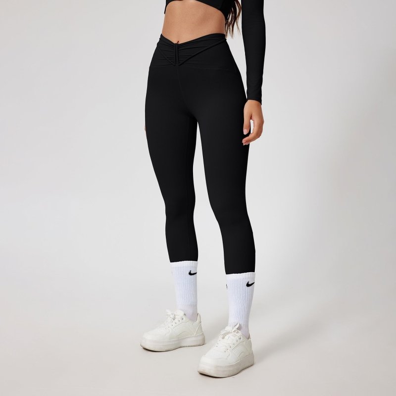 High Waist Seamless Yoga Pants Shaping Leggings $49.00 Dana Fashion Color: Black Size: L Women's clothing Product information: Color: navy blue, very light blue, pink, black, grape Thistle purple Size: S,M,L,XL Fabric name: Nylon Applicable scenarios: run