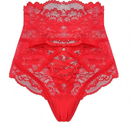HighWaist Lace Panties Thongs Women Underwear Lingerie $10.32 Dana Fashion Color: Black Size: 2XL Women's clothing Product information: Applicable gender: female Main fabric composition: rabbit fur Main fabric ingredient content: 50 (%) Size Information: