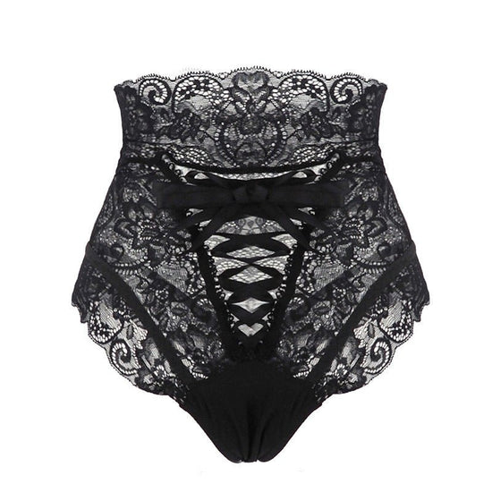 HighWaist Lace Panties Thongs Women Underwear Lingerie $10.32 Dana Fashion Color: Black Size: 2XL Women's clothing Product information: Applicable gender: female Main fabric composition: rabbit fur Main fabric ingredient content: 50 (%) Size Information: