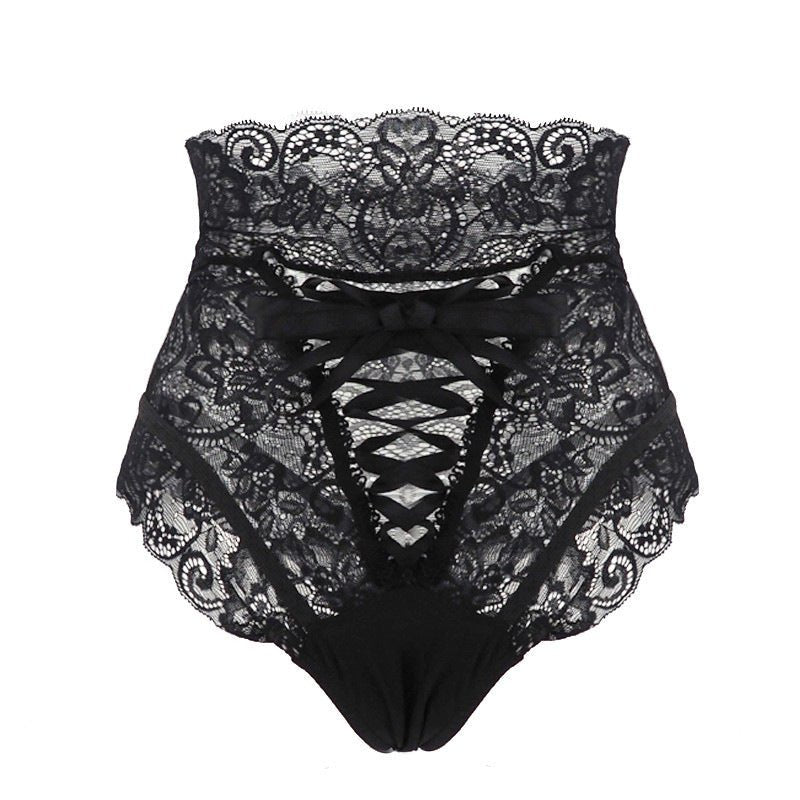 HighWaist Lace Panties Thongs Women Underwear Lingerie $10.32 Dana Fashion Color: Black Size: 2XL Women's clothing Product information: Applicable gender: female Main fabric composition: rabbit fur Main fabric ingredient content: 50 (%) Size Information: