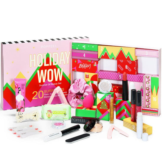 Holiday Gift Box Lipstick Eye Shadow Set $81.81 Dana Fashion style: Lipstick eye shadow suit makeup Product information : Color number: eight colors and above Color category: WOW001 Style: Festival, National Tide, Girls/Students Color: rose red Size Infor