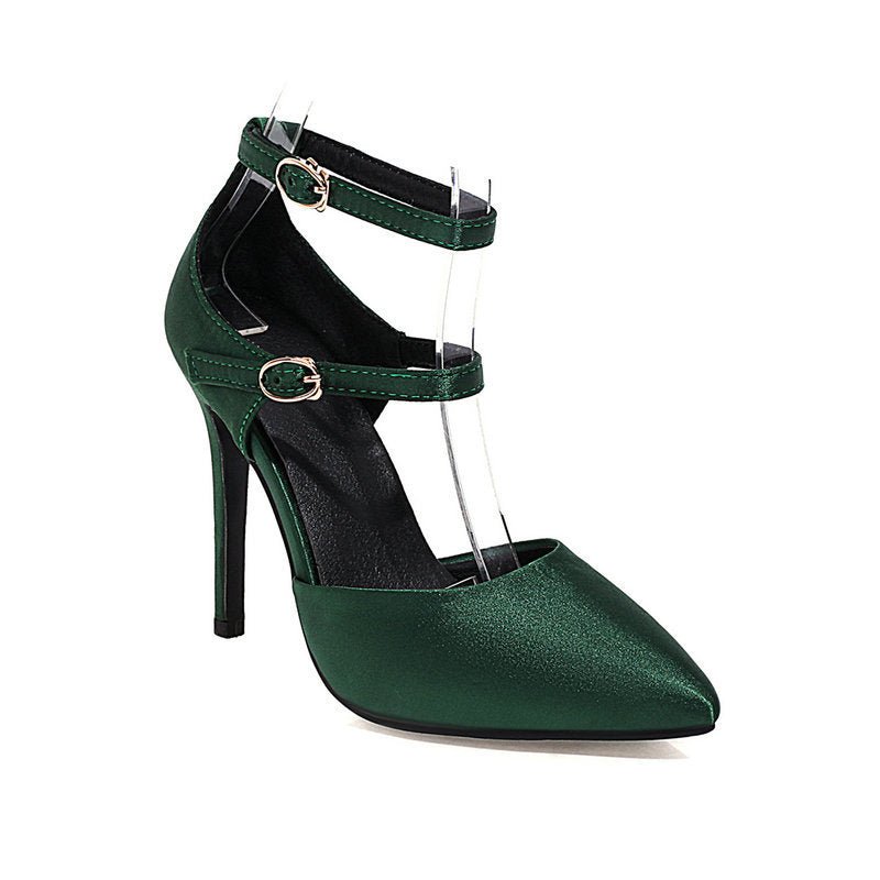 Hollow Women's Shoes Buckle Strap Stiletto Heel PumpsDana FashionDana FashionHollow Women's Shoes Buckle Strap Stiletto Heel Pumps
