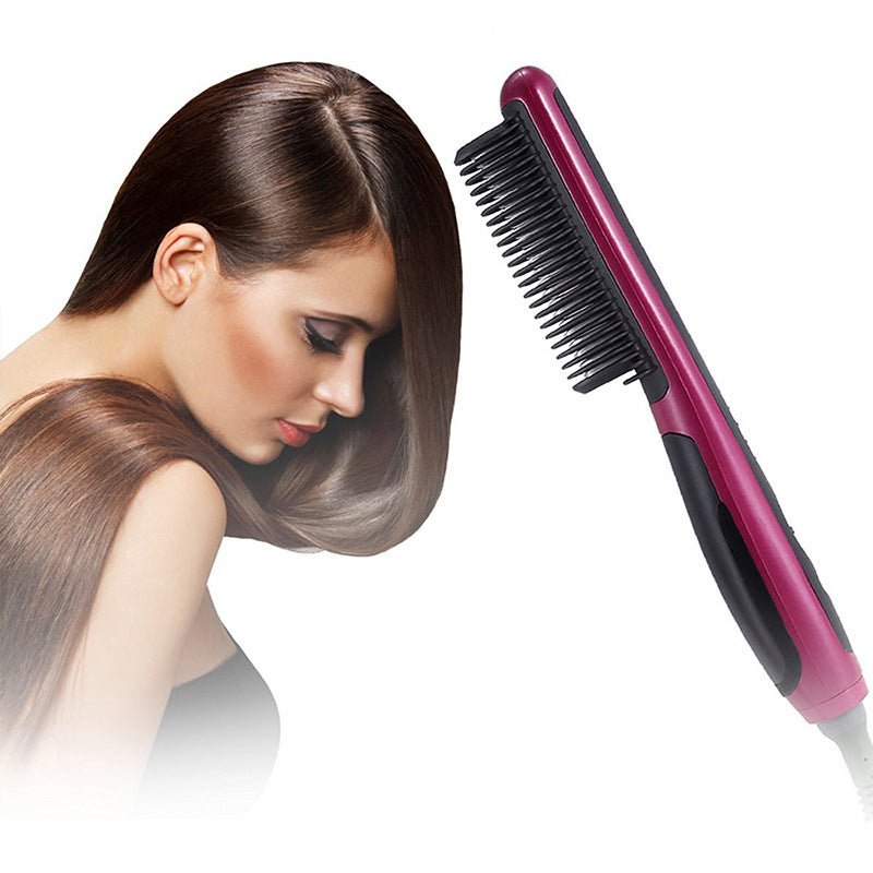 Home automatic adjustable temperature red hair straightener $35.00 Dana Fashion Power: AU Beauty Tools Product parameters color: red Features: 1. 360 degree rotatable wire; 2. Heating element: PTC 3. Ceramic heating tube, feel good 4. Suitable for all len