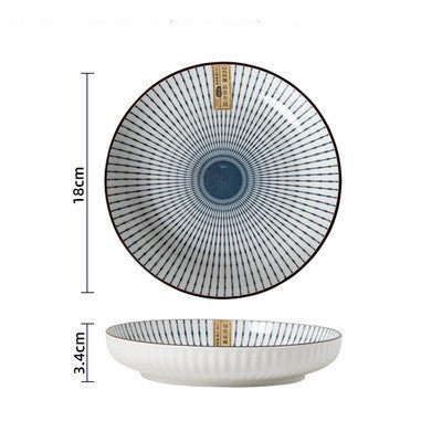 Home Creative Japanese Style Rice Soup Bowls And Dishes Net Red Dishes Plates $19.50 Dana Fashion style: C Dana's Kitchen Specification: Product category: Bowl, plate, plate set Material: Ceramic Pattern: Many kinds Style: Creative Shape: Round Surface te