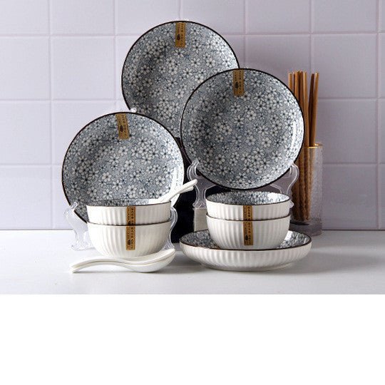 Home Creative Japanese Style Rice Soup Bowls And Dishes Net Red Dishes Plates $89.00 Dana Fashion style: G Dana's Kitchen Specification: Product category: Bowl, plate, plate set Material: Ceramic Pattern: Many kinds Style: Creative Shape: Round Surface te