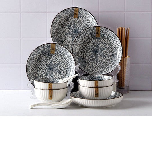 Home Creative Japanese Style Rice Soup Bowls And Dishes Net Red Dishes Plates $19.50 Dana Fashion style: A Dana's Kitchen Specification: Product category: Bowl, plate, plate set Material: Ceramic Pattern: Many kinds Style: Creative Shape: Round Surface te