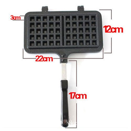 Home Fashion Black Waffle Plaid Cake Mold $38.91 Dana Fashion default: default Dana's Kitchen Product information: With this cookware the even heating makes cooking waffles easy. Nonstick baking plates for easy release of waffles, with a heat resistance l