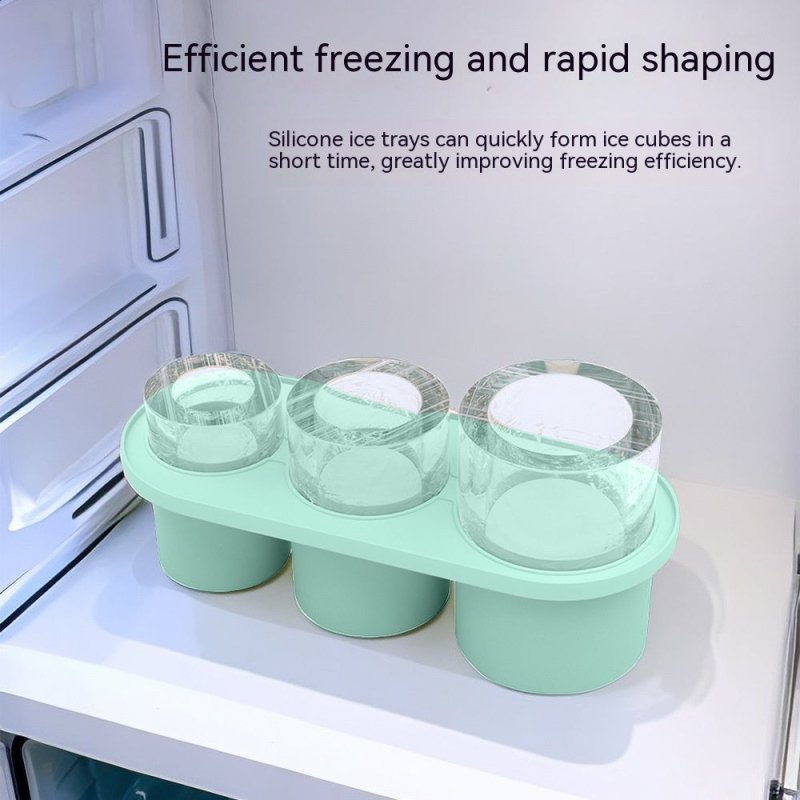 Home Gadget Molded Silicone Ice Tray Ice Cube Maker $28.50 Dana Fashion Color: Brown Dana's Kitchen Product information: Color: Stanley ice plate-Green, Stanley ice plate-yellow, Stanley ice plate-Brown Material: Silicone pp Style: American Size: 27.2*11